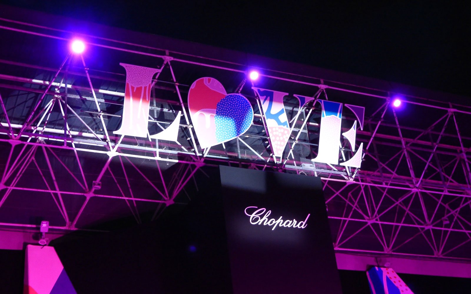 Eventteppich: Chopard Love Party